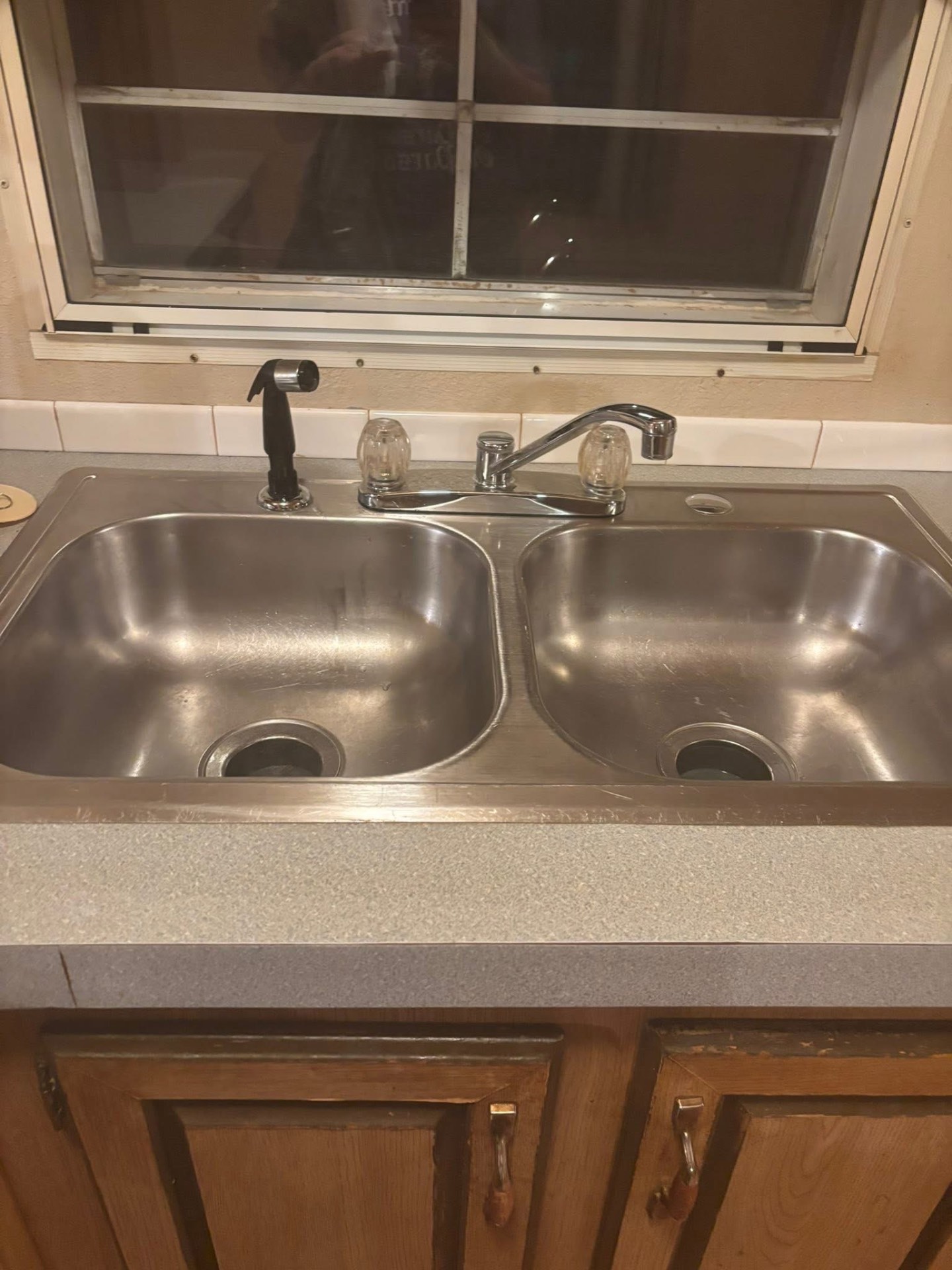 Kitchen Sink after cleaning